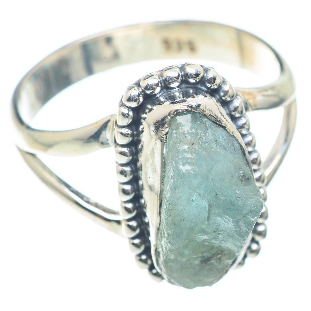 Aquamarine Rings handcrafted by Anasilvercos - RING72639