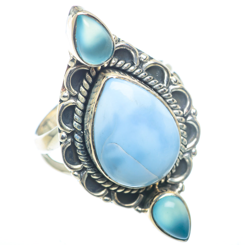 Larimar Rings handcrafted by Anasilvercos - RING72640