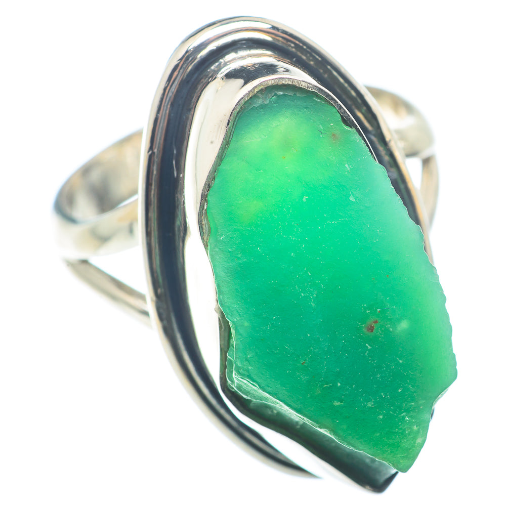 Chrysoprase Rings handcrafted by Anasilvercos - RING72643