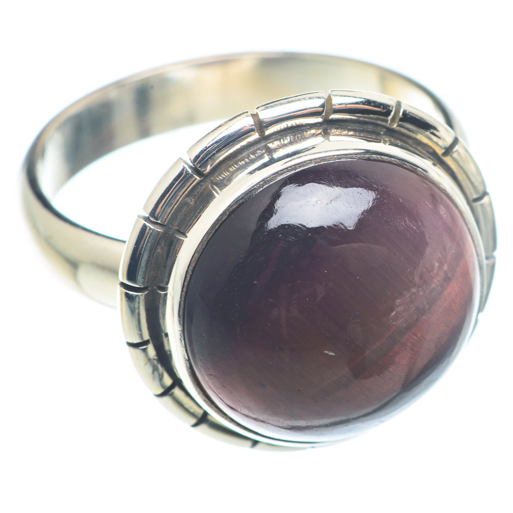 Red Tiger Eye Rings handcrafted by Anasilvercos - RING72645