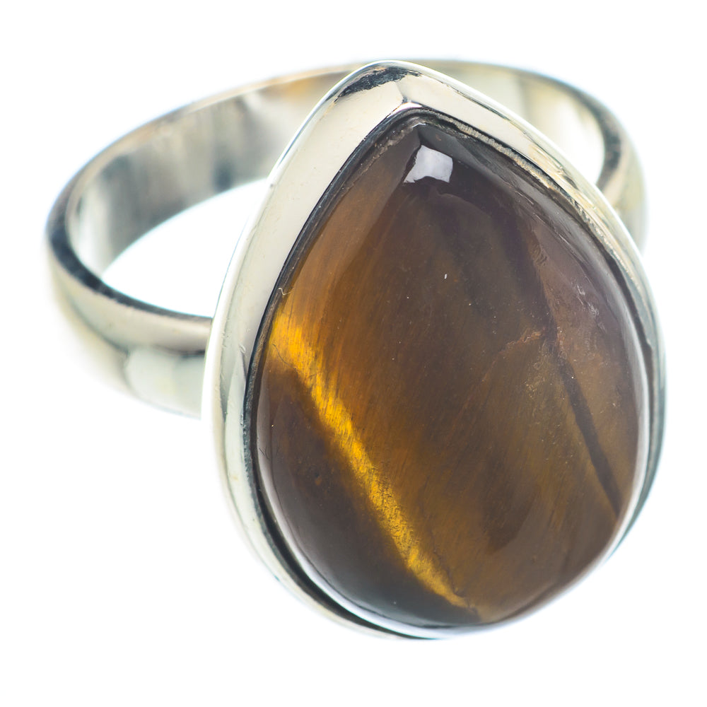 Tiger Eye Rings handcrafted by Anasilvercos - RING72647