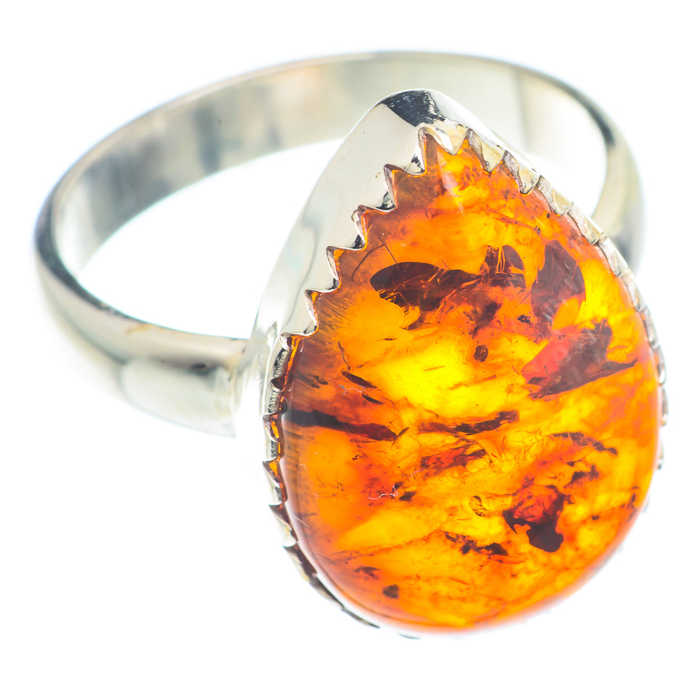 Baltic Amber Rings handcrafted by Anasilvercos - RING72651