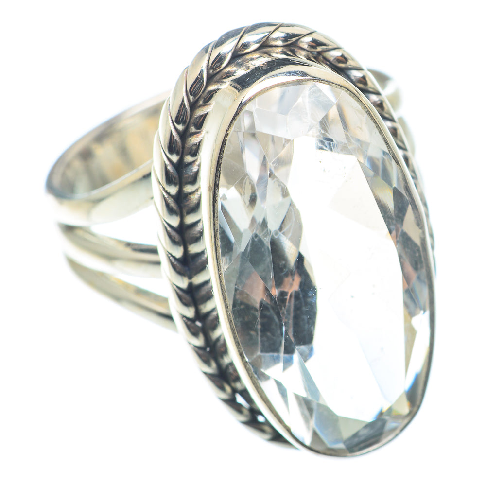 White Quartz Rings handcrafted by Anasilvercos - RING72669