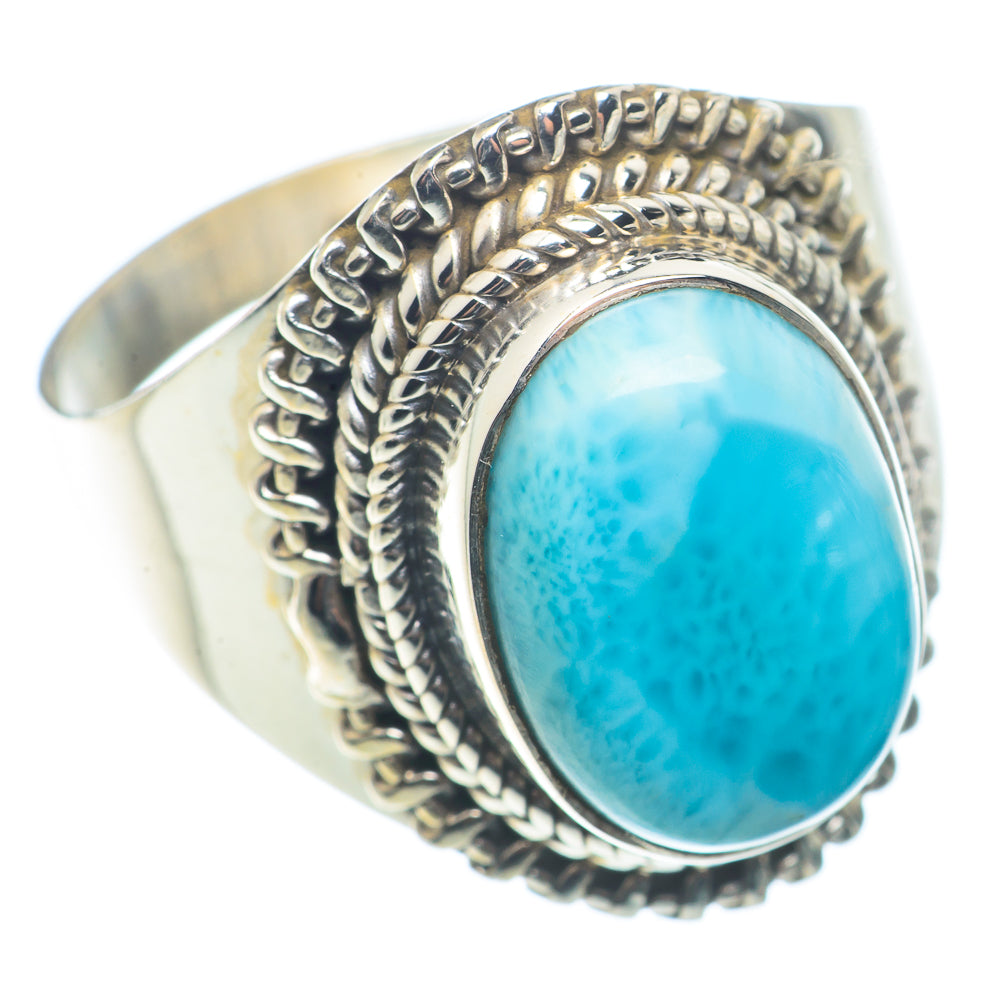 Larimar Rings handcrafted by Anasilvercos - RING72672