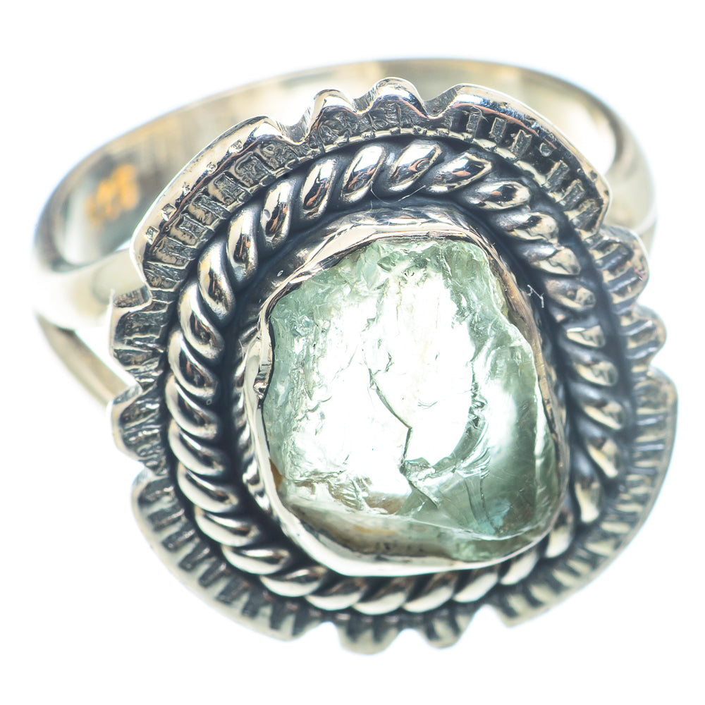 Green Amethyst Rings handcrafted by Anasilvercos - RING72682
