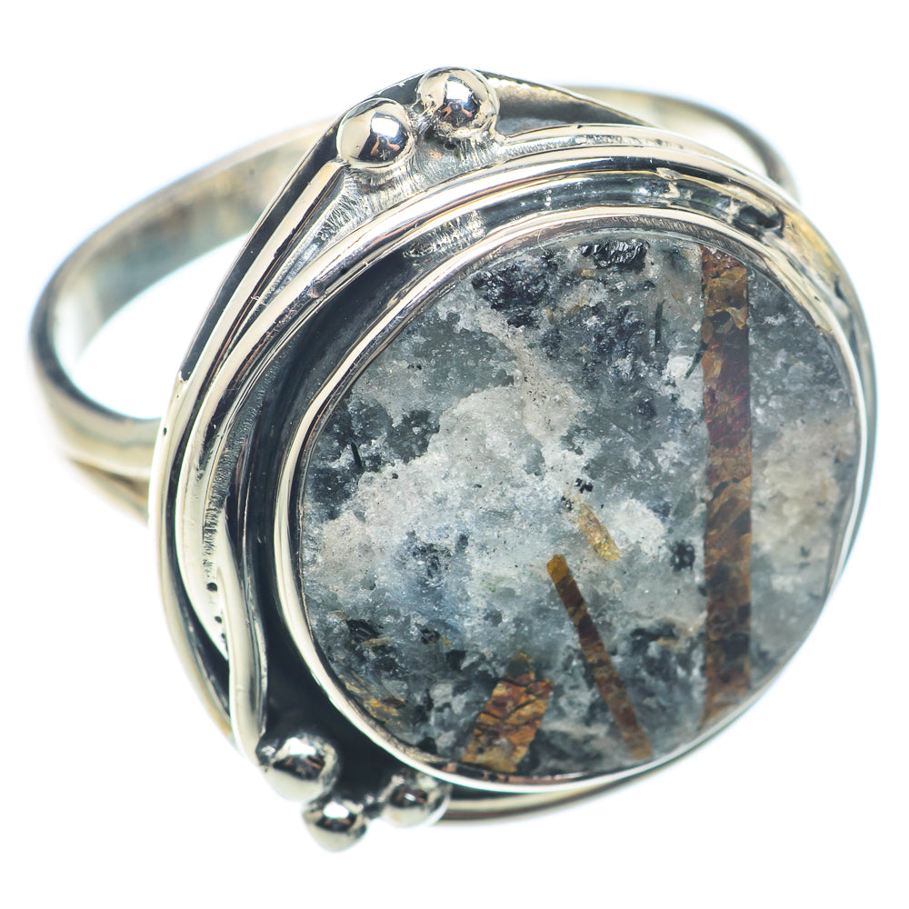 Astrophyllite Rings handcrafted by Anasilvercos - RING72688