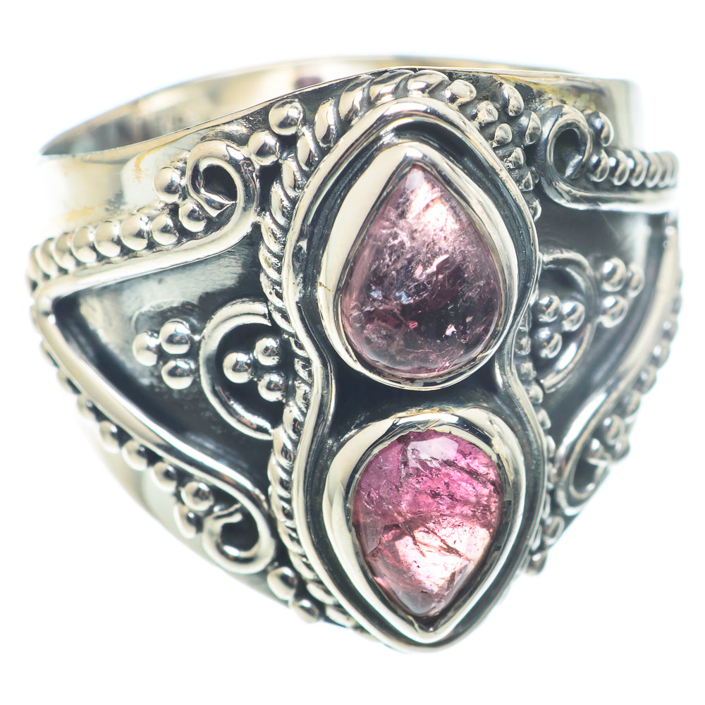 Pink Tourmaline Rings handcrafted by Anasilvercos - RING72691
