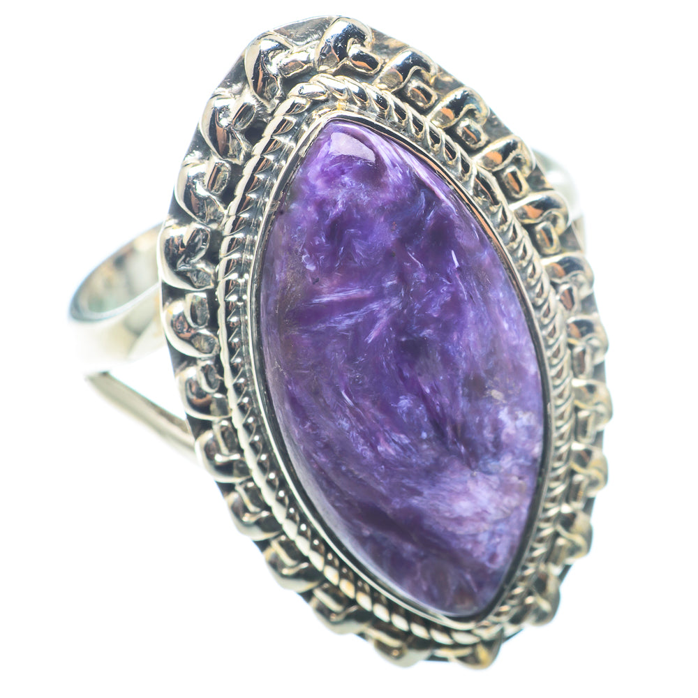 Charoite Rings handcrafted by Anasilvercos - RING72695