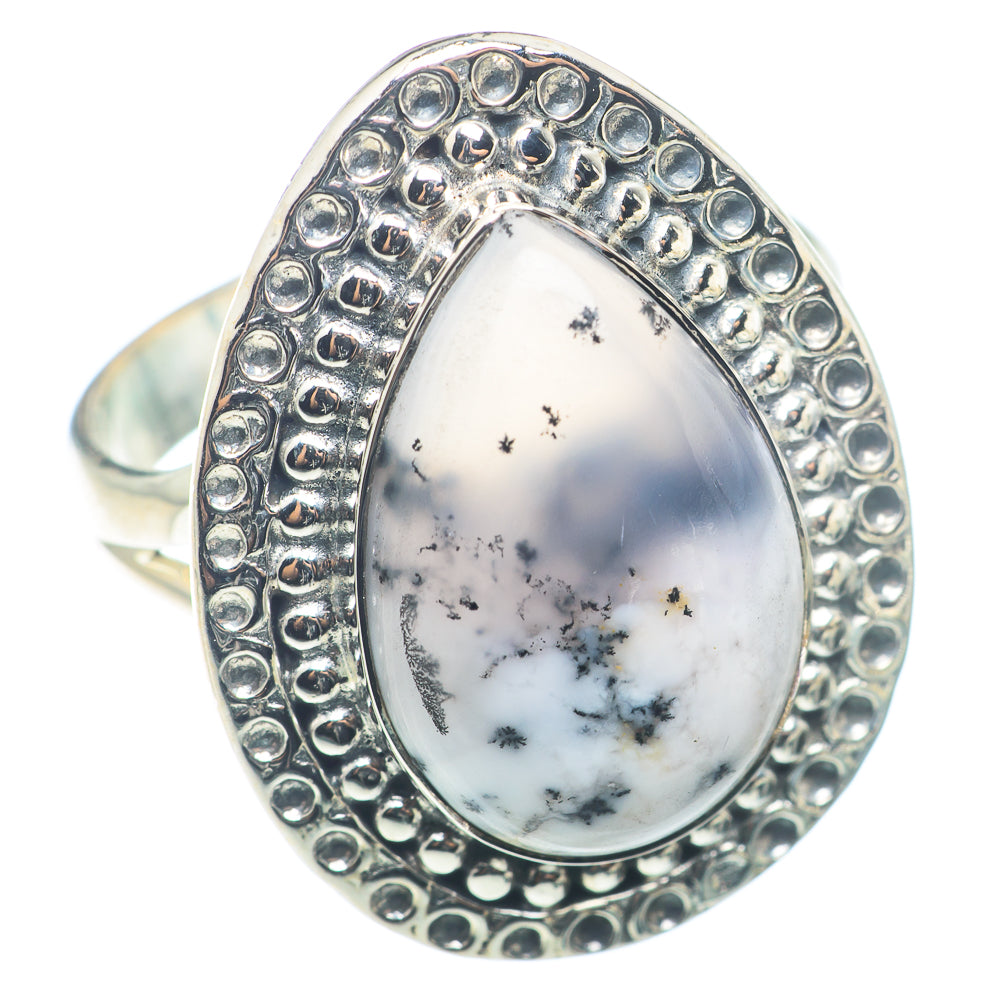 Dendritic Opal Rings handcrafted by Anasilvercos - RING72704
