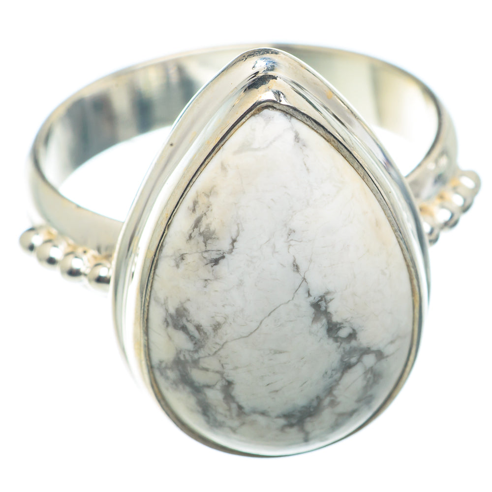 Howlite Rings handcrafted by Anasilvercos - RING72705