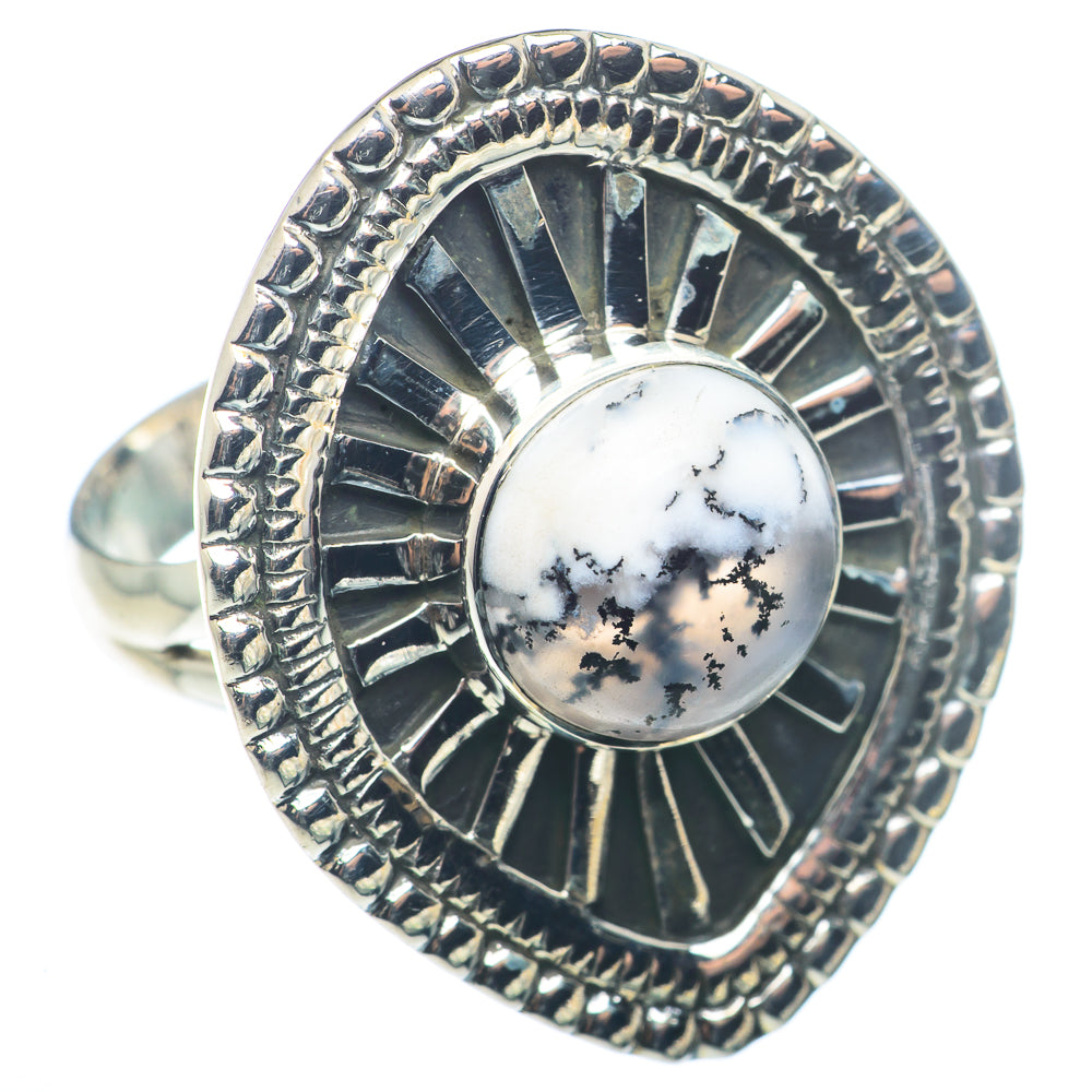 Dendritic Opal Rings handcrafted by Anasilvercos - RING72748