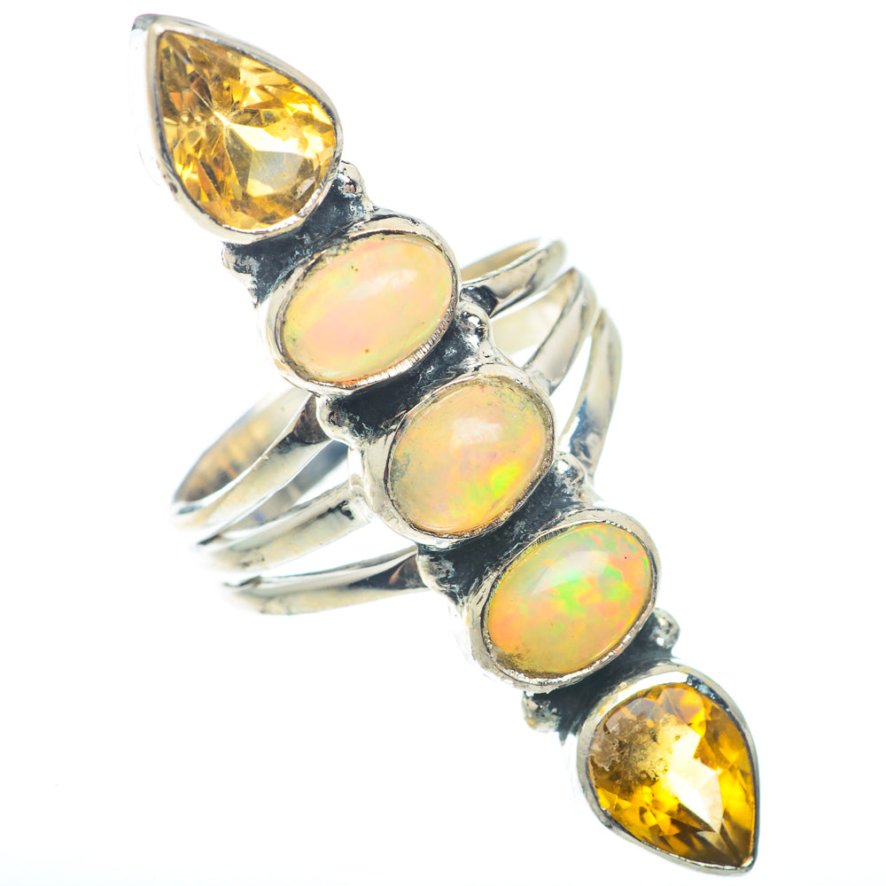 Ethiopian Opal Rings handcrafted by Anasilvercos - RING72753