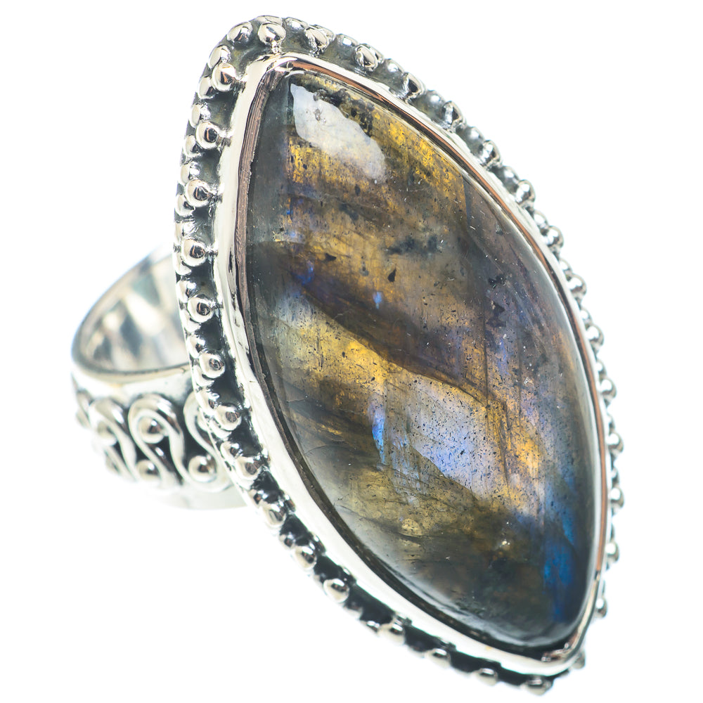 Labradorite Rings handcrafted by Anasilvercos - RING72792