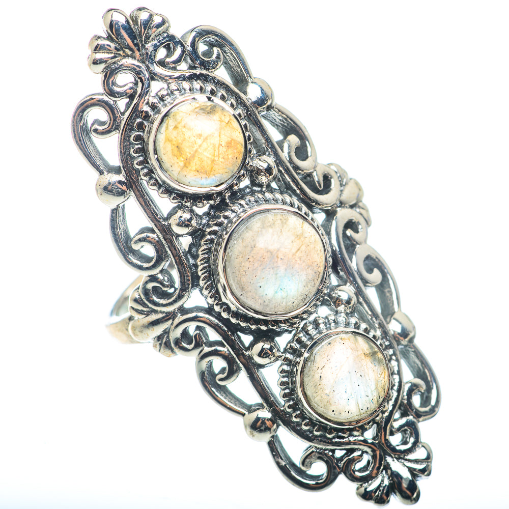 Labradorite Rings handcrafted by Anasilvercos - RING72793