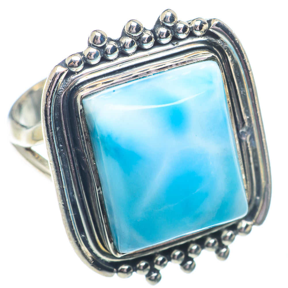 Larimar Rings handcrafted by Anasilvercos - RING72802