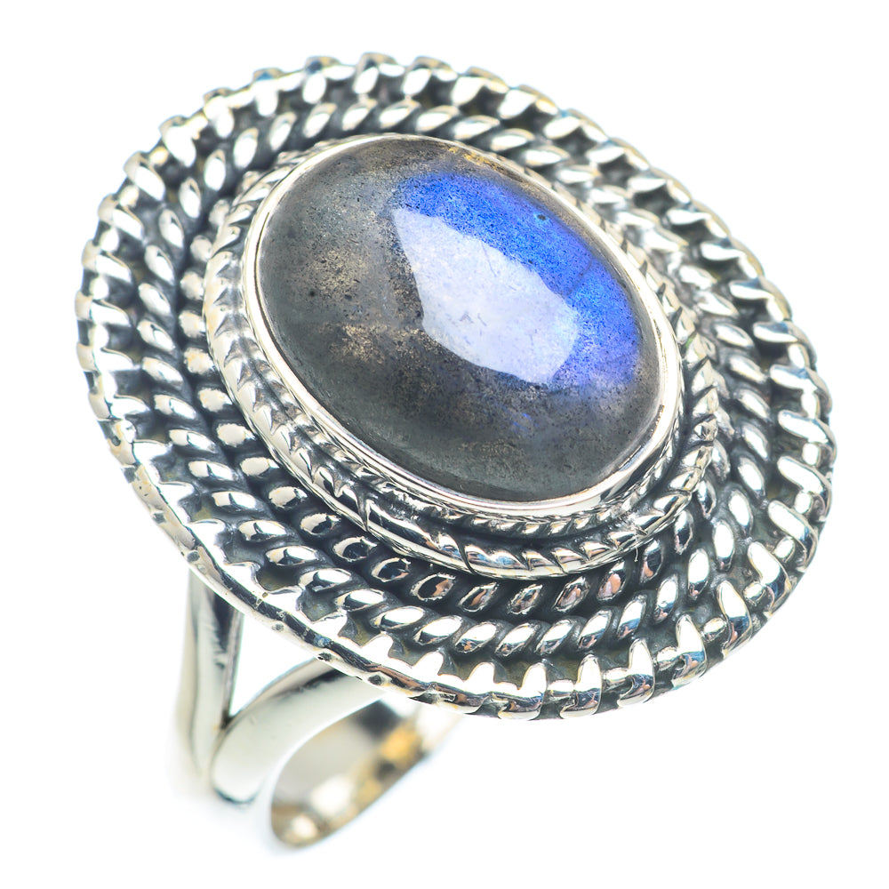 Labradorite Rings handcrafted by Anasilvercos - RING72803