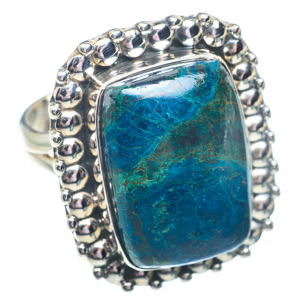 Chrysocolla Rings handcrafted by Anasilvercos - RING72808