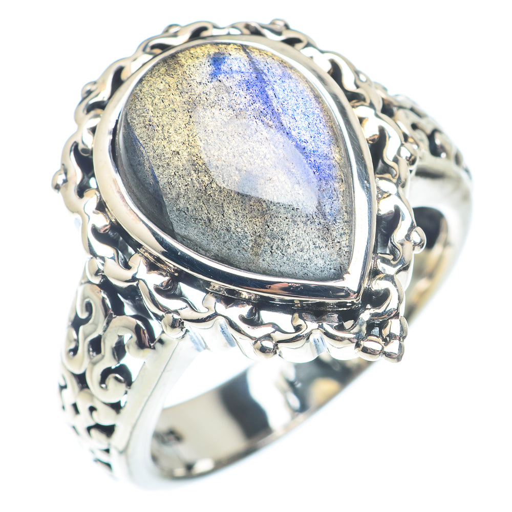 Labradorite Rings handcrafted by Anasilvercos - RING72809