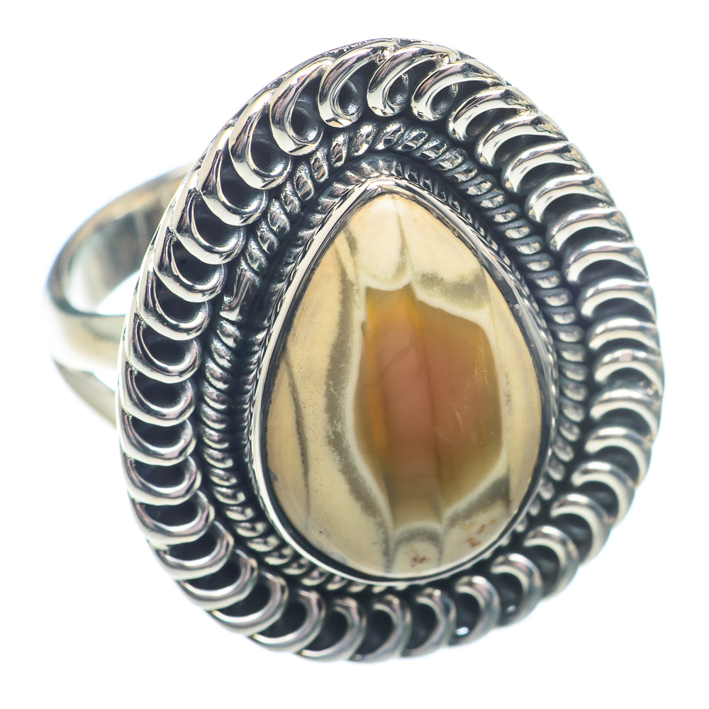 Willow Creek Jasper Rings handcrafted by Anasilvercos - RING72817
