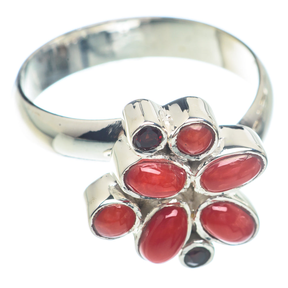 Red Onyx Rings handcrafted by Anasilvercos - RING72823