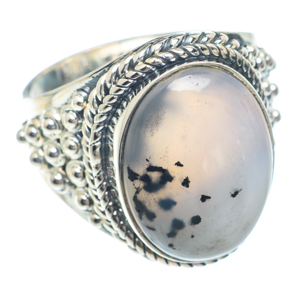 Dendritic Opal Rings handcrafted by Anasilvercos - RING72837