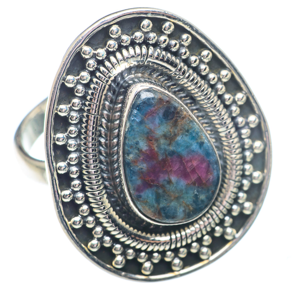 Ruby Fuchsite Rings handcrafted by Anasilvercos - RING72846