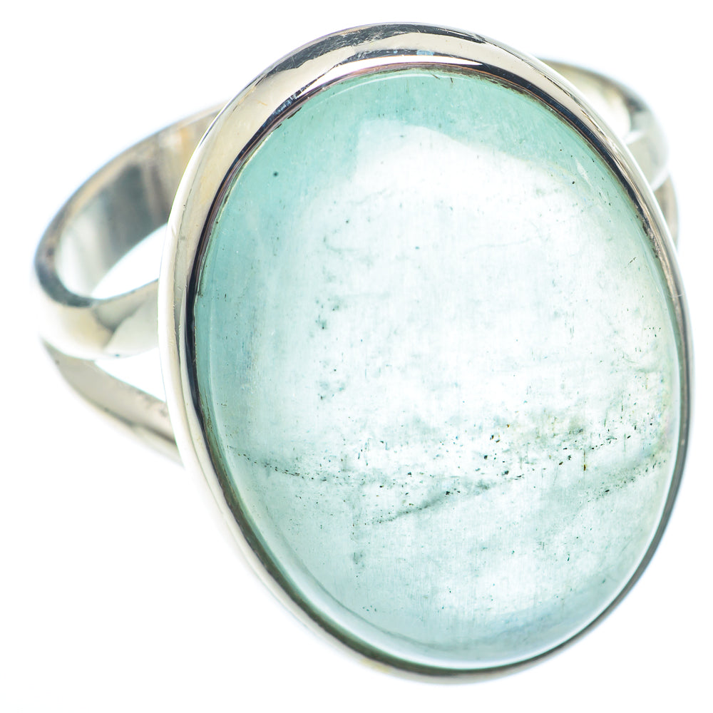 Aqua Chalcedony Rings handcrafted by Anasilvercos - RING72849