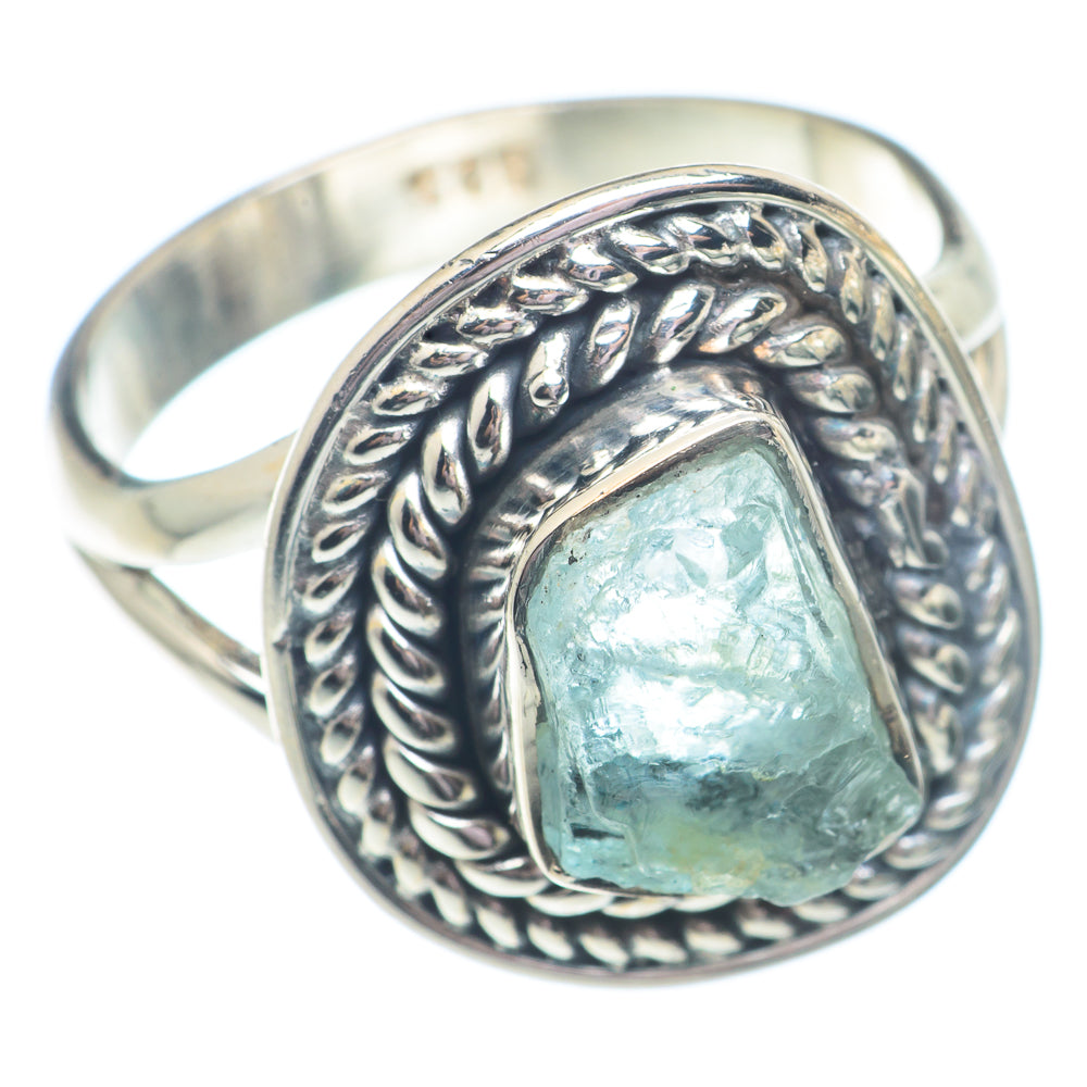 Aquamarine Rings handcrafted by Anasilvercos - RING72851