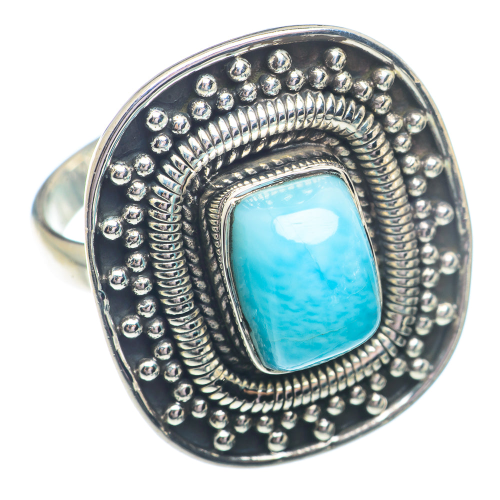 Larimar Rings handcrafted by Anasilvercos - RING72852