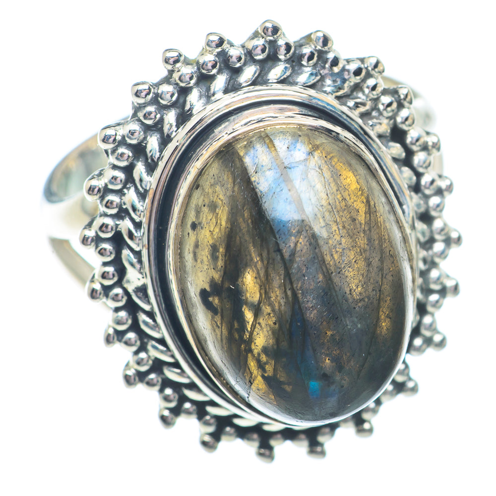 Labradorite Rings handcrafted by Anasilvercos - RING72853
