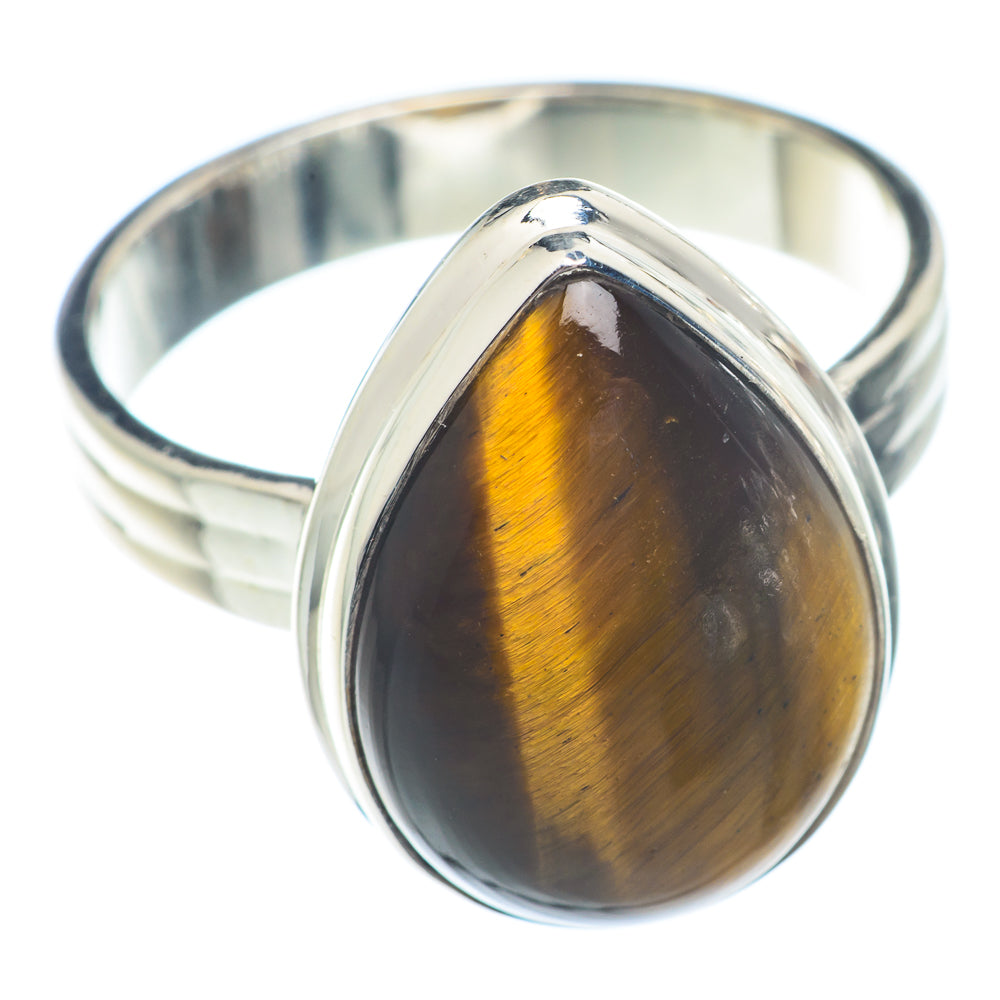 Tiger Eye Rings handcrafted by Anasilvercos - RING72860