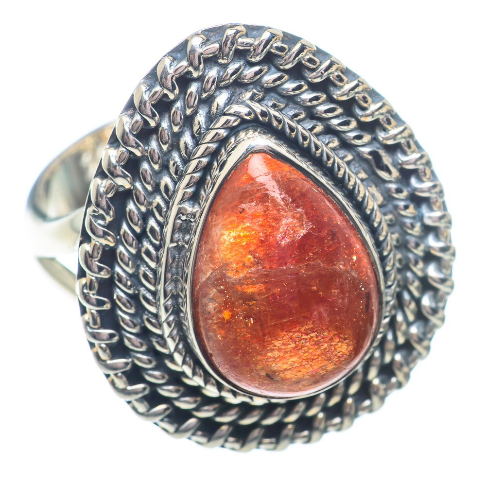 Sunstone Rings handcrafted by Anasilvercos - RING72863