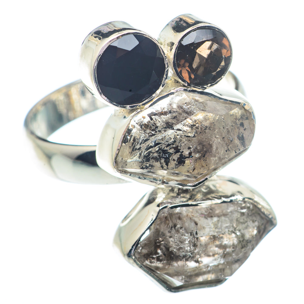 Herkimer Diamond Rings handcrafted by Anasilvercos - RING72875