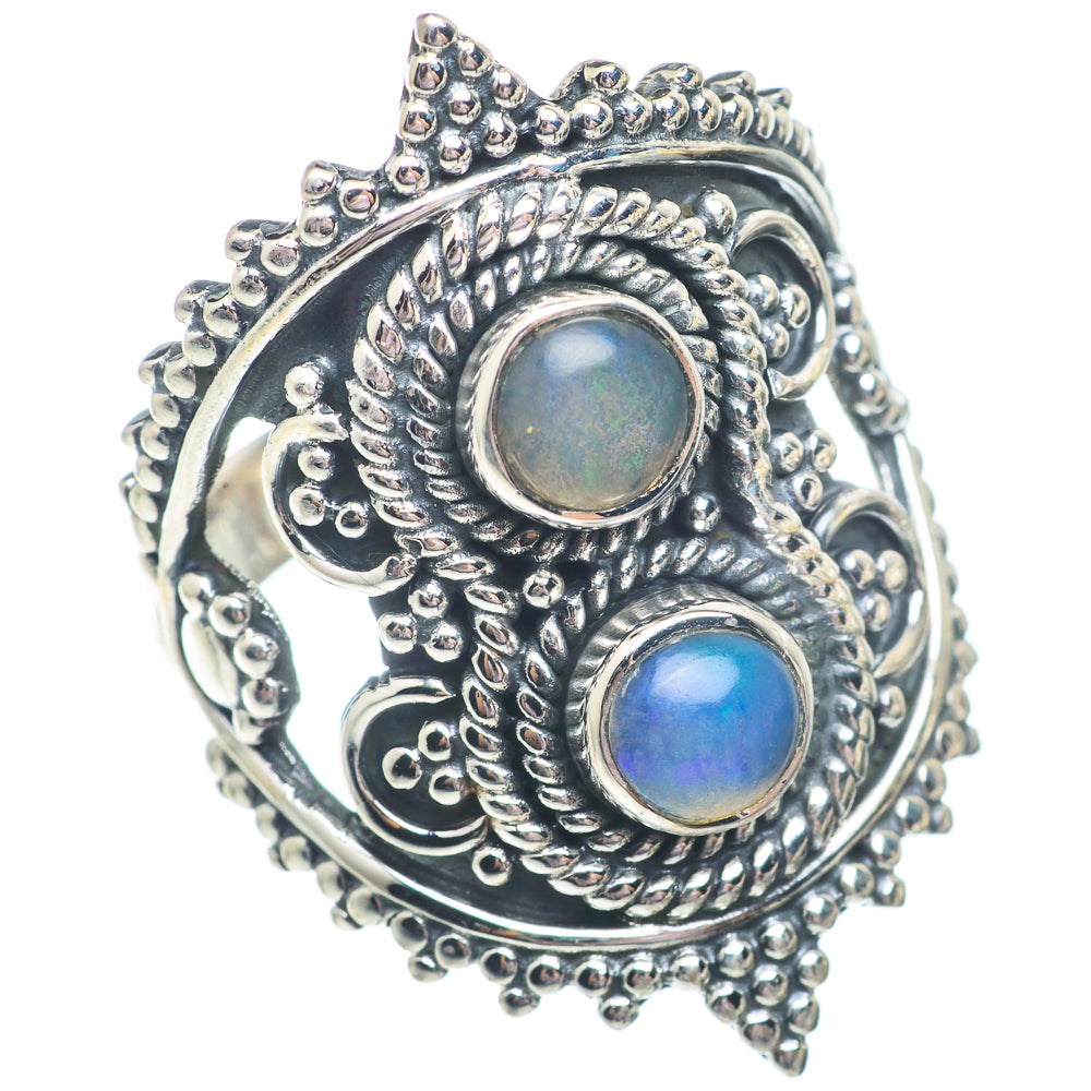 Ethiopian Opal Rings handcrafted by Anasilvercos - RING72884