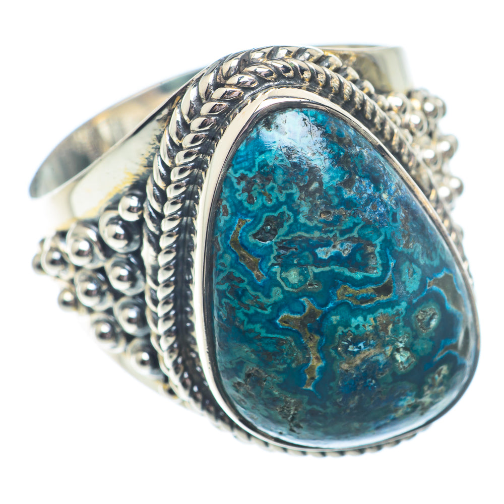 Chrysocolla Rings handcrafted by Anasilvercos - RING72888