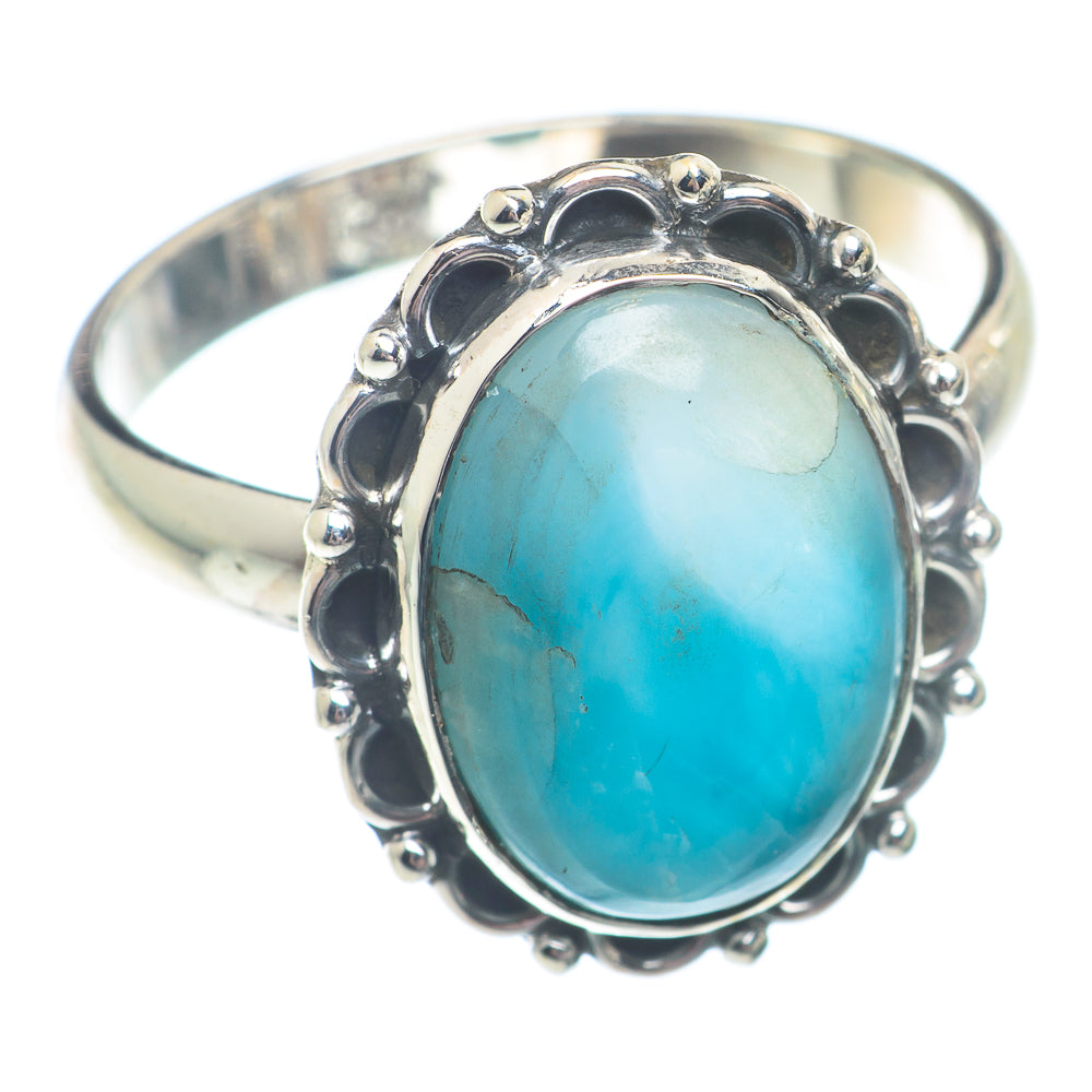 Larimar Rings handcrafted by Anasilvercos - RING72892