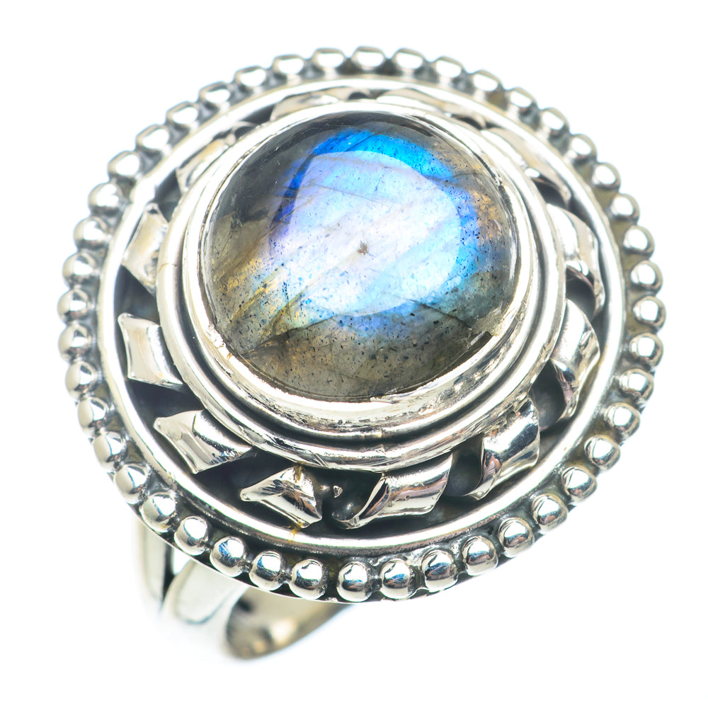 Labradorite Rings handcrafted by Anasilvercos - RING72893