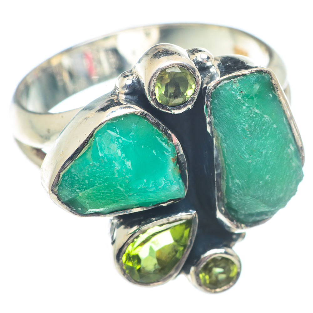 Chrysoprase Rings handcrafted by Anasilvercos - RING72896