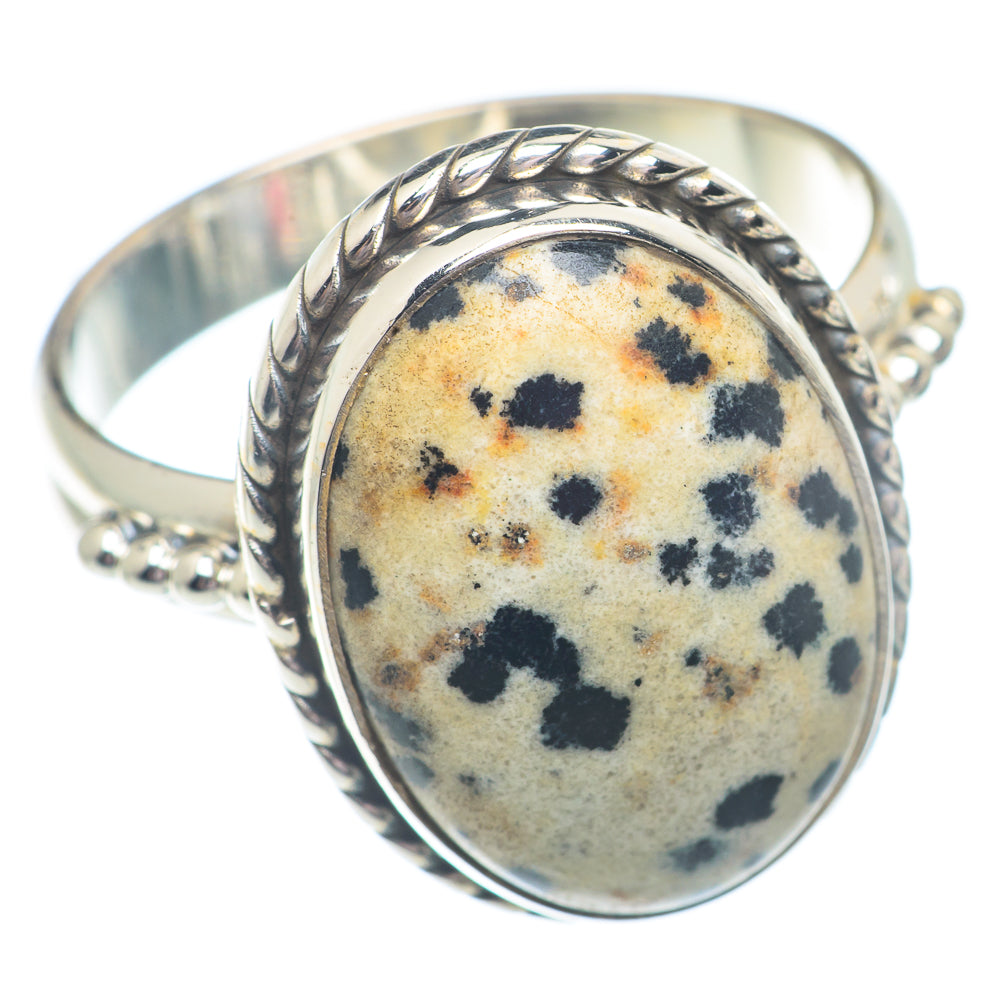 Dalmatian Jasper Rings handcrafted by Anasilvercos - RING72901 - Photo 2