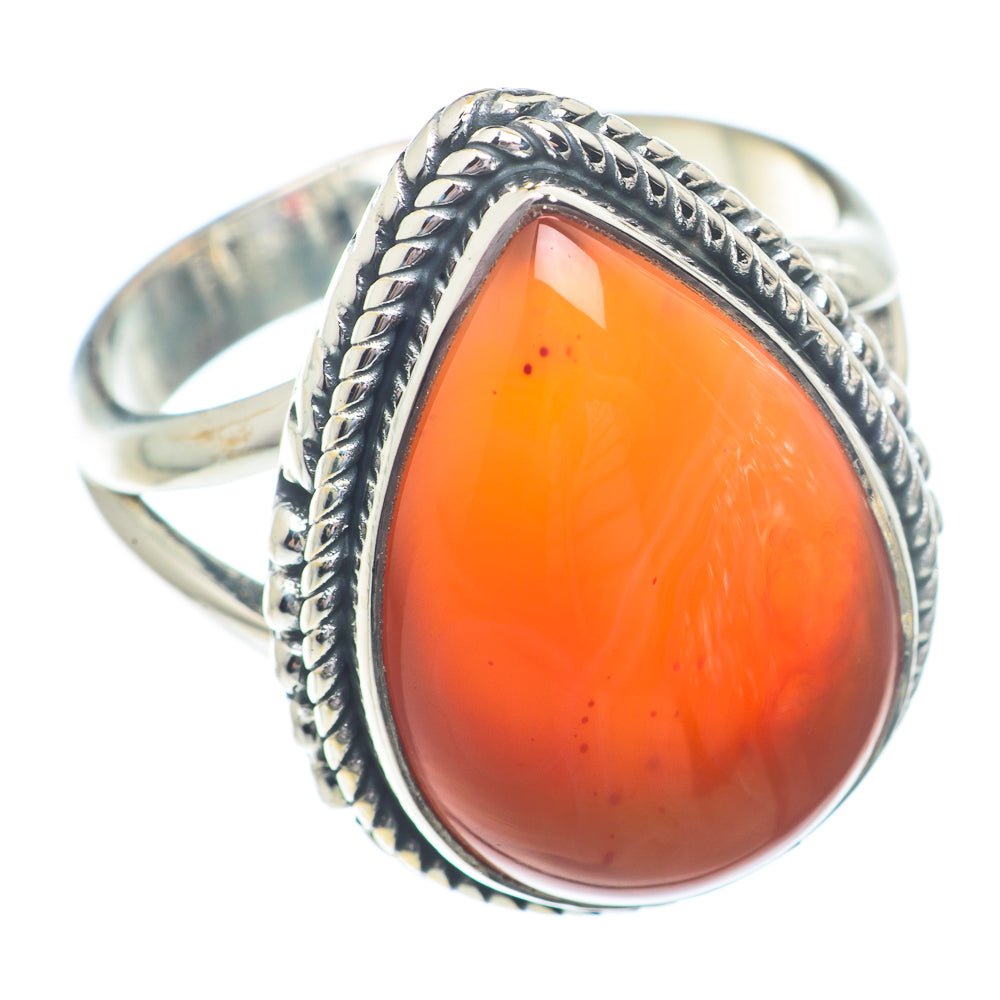Carnelian Rings handcrafted by Anasilvercos - RING72903
