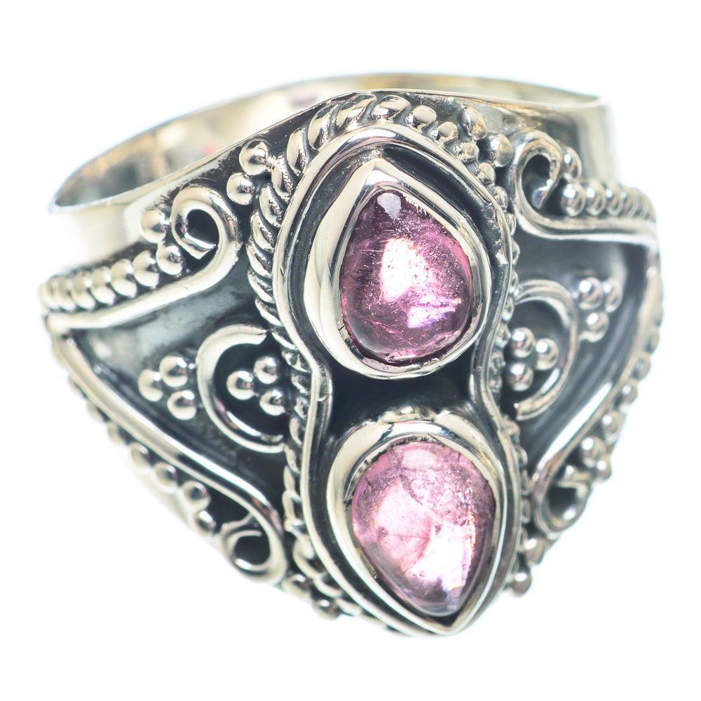 Pink Tourmaline Rings handcrafted by Anasilvercos - RING72906