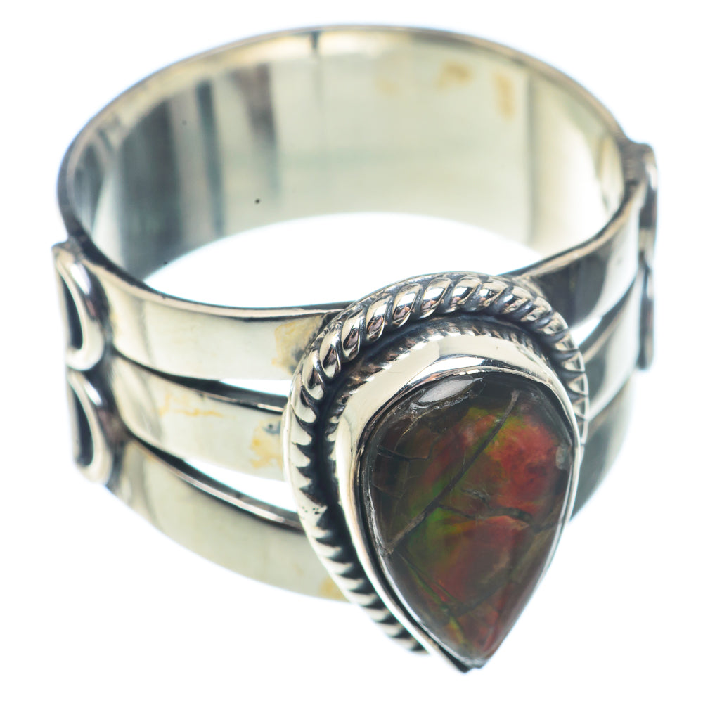 Ammolite Rings handcrafted by Anasilvercos - RING72908