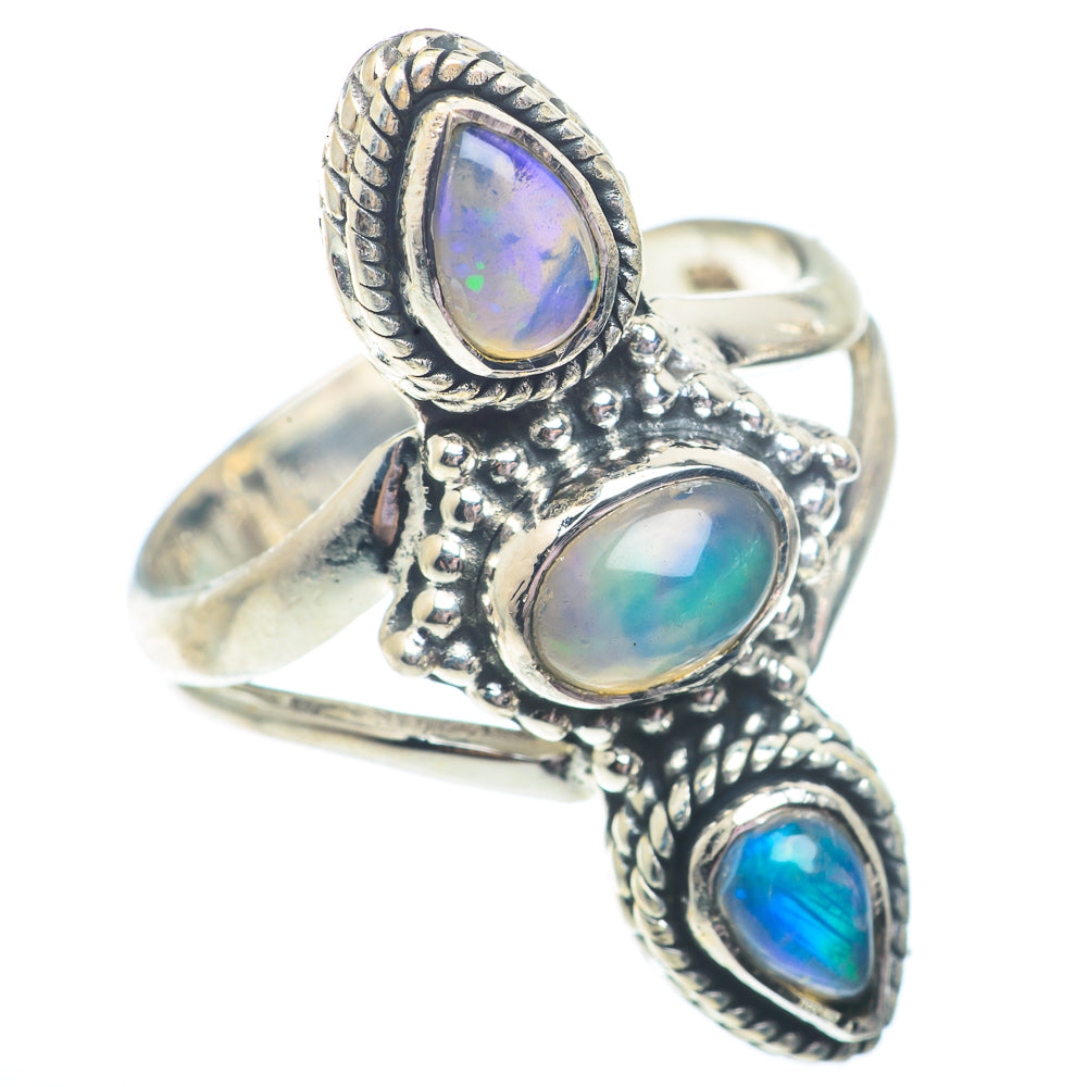 Ethiopian Opal Rings handcrafted by Anasilvercos - RING72926