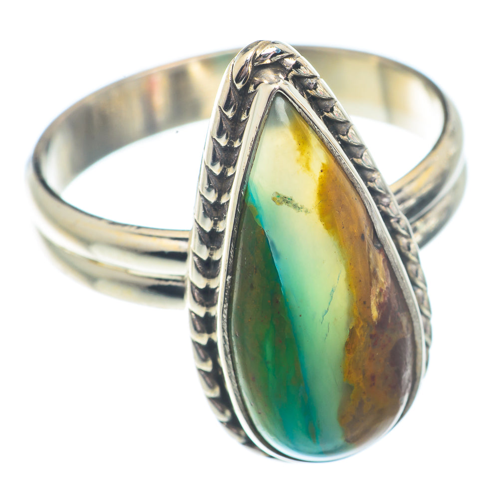 Peruvian Opal Rings handcrafted by Anasilvercos - RING72934