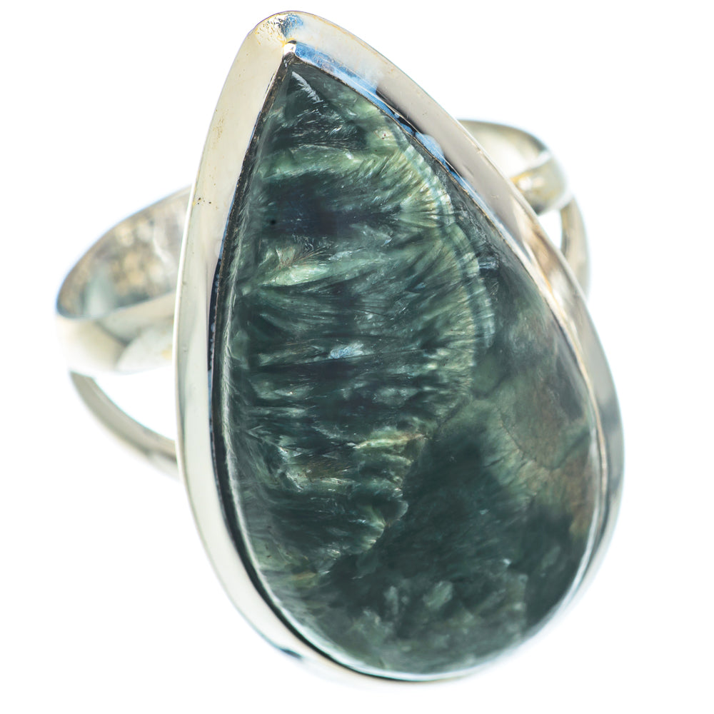 Seraphinite Rings handcrafted by Anasilvercos - RING72936