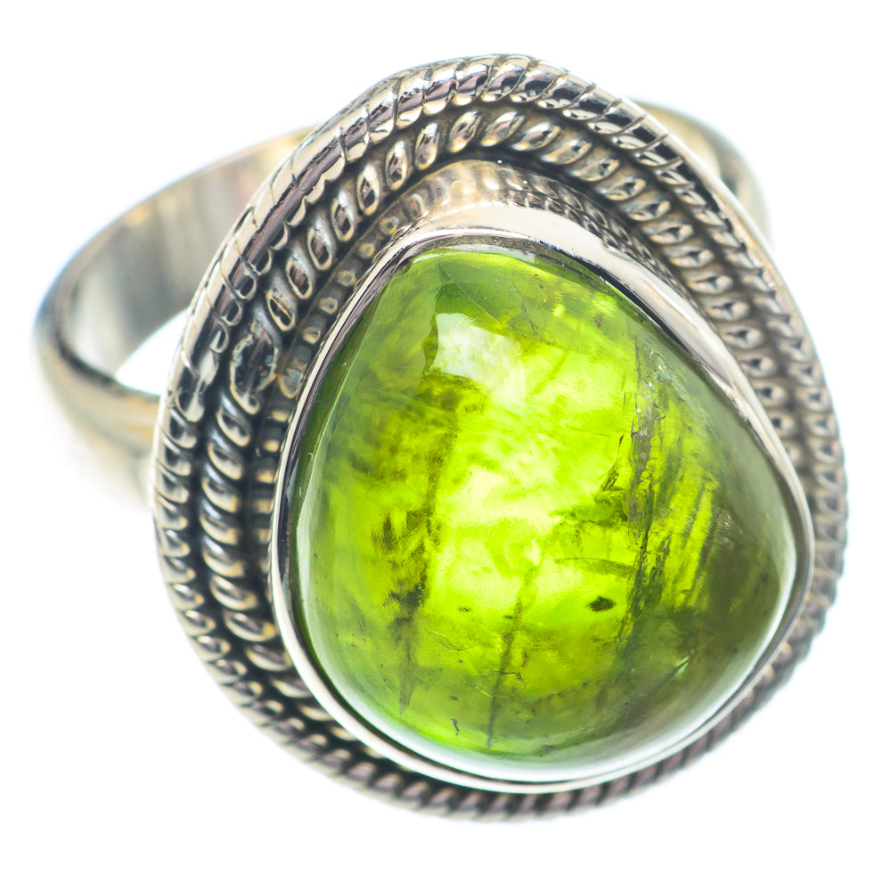 Peridot Rings handcrafted by Anasilvercos - RING72938