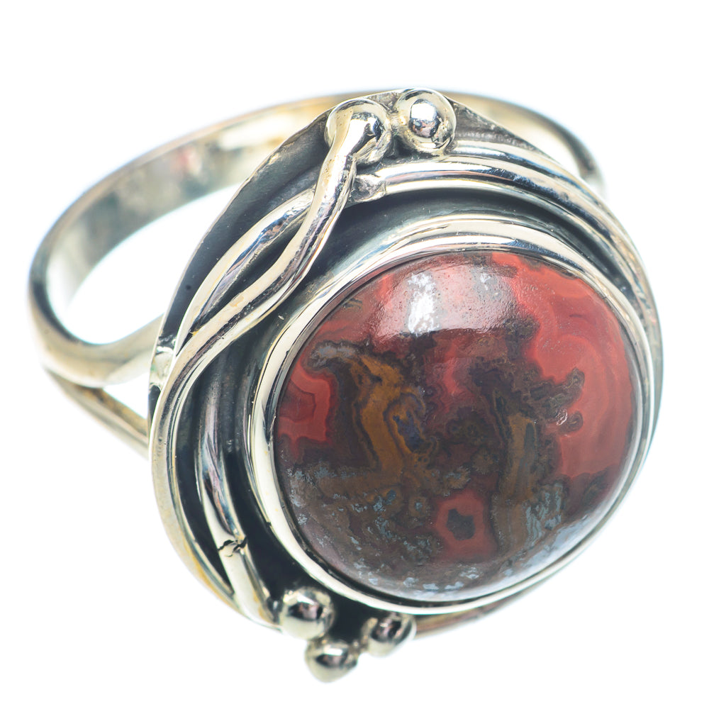 Red Jasper Rings handcrafted by Anasilvercos - RING72941
