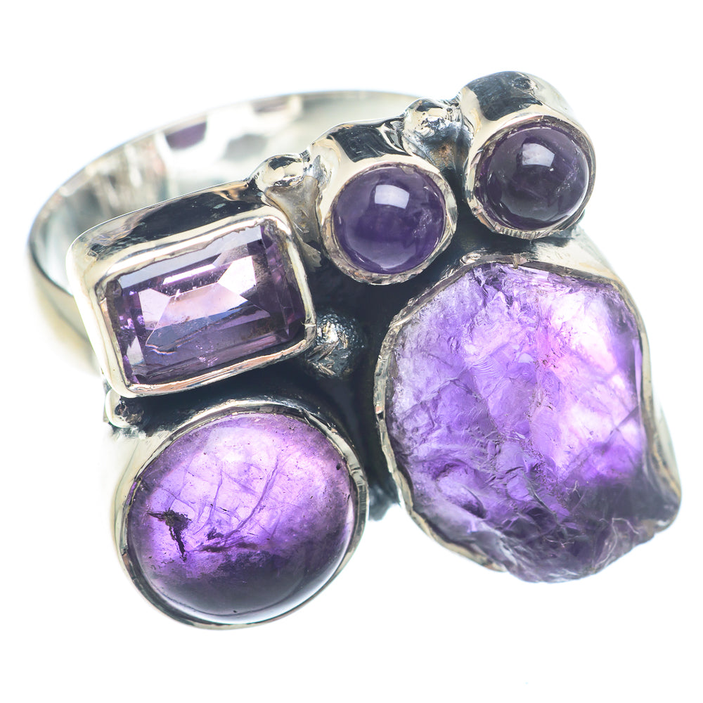 Amethyst Rings handcrafted by Anasilvercos - RING72950