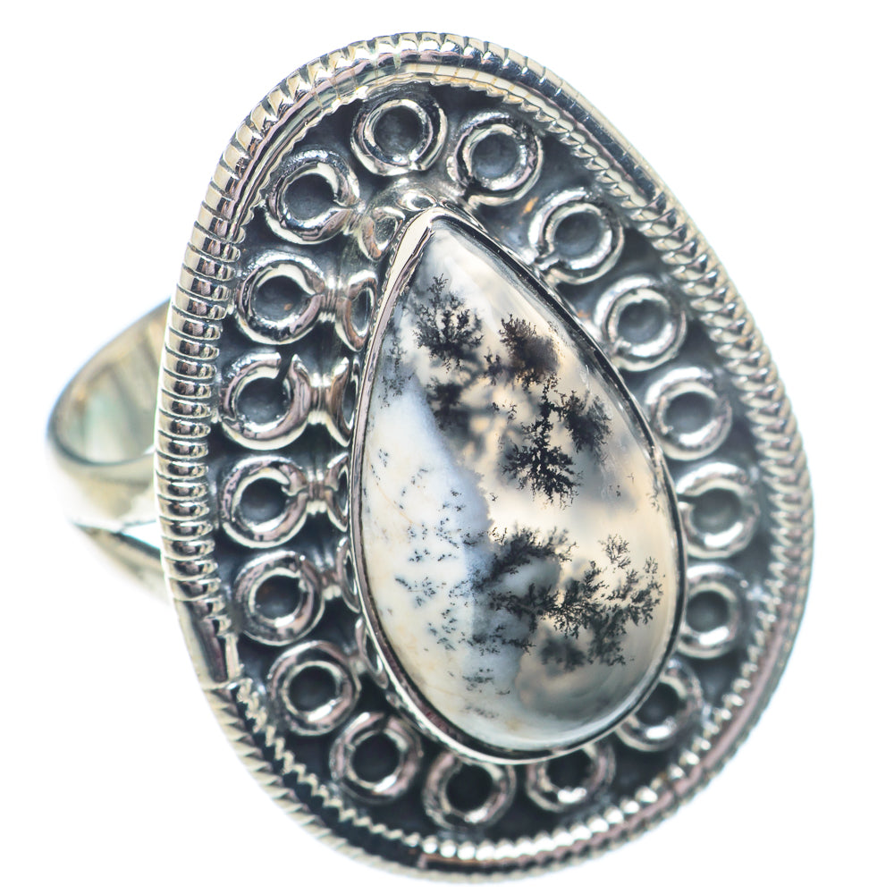 Dendritic Opal Rings handcrafted by Anasilvercos - RING72960