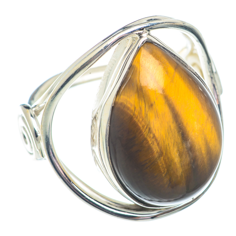 Tiger Eye Rings handcrafted by Anasilvercos - RING72983
